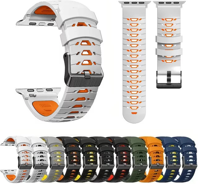 QCTOG Uhrenarmband Silikon, Unisex - Bild 1