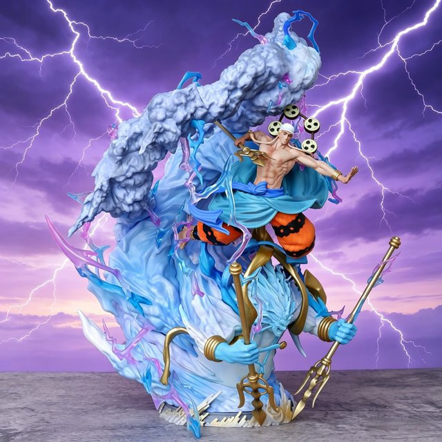 Bandai One Piece Neo-Dx-God Enel Actionfigur, 35cm, Einzelfigur - Bild 1