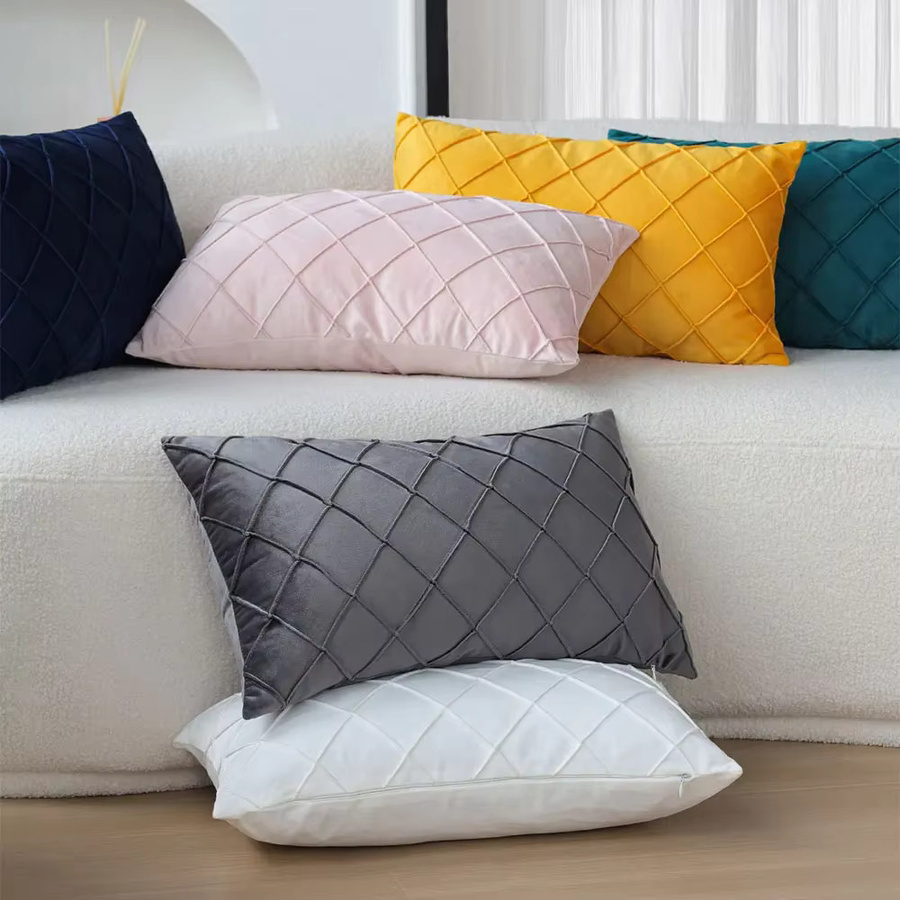 CANIRICA Rechteckiger Kissenbezug in verschiedenen Farben, Ultraweicher dekorativer Kissenbezug für Sofa und Wohnzimmer, B/H: 50 x 30 cm - Bild 3