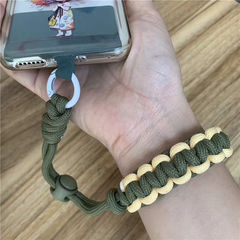 DOLANBIA Kreatives Telefon Lanyard als Multifunktionales Handgelenk-Armband zur Sicherung deines Handys in Blau, Pink oder Grün - Bild 1