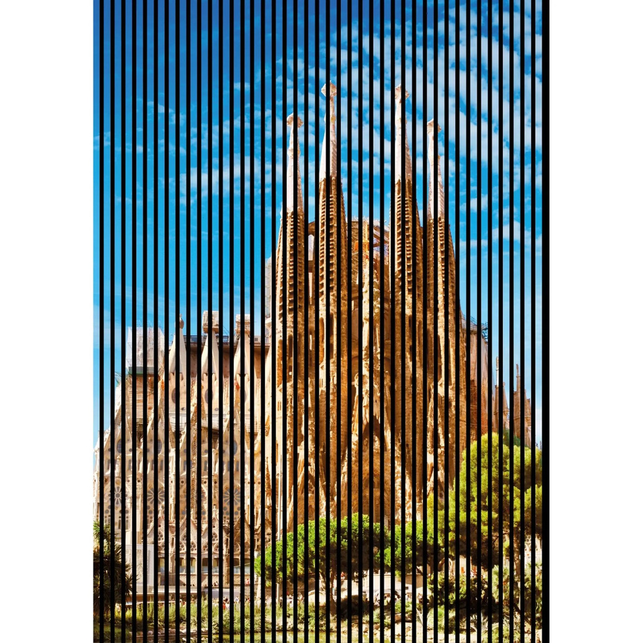FN Acustico Akustikplatte Barcelona 1 Bunt aus PET und MDF, H x B x T: 2.400 x 1.693 x 19 mm - Bild 2
