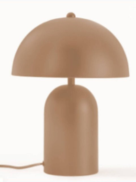 Nolo Tischleuchte Armin in Beige mit 2 E14 Fassungen und verstellbarem Metalldesign - Bild 1