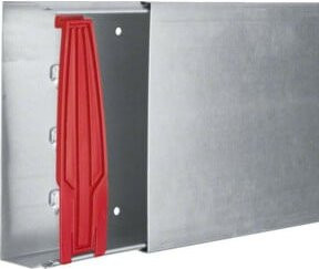 Hager Leitungsführungskanal LFS 60200 verzinkt, Farbe: Silber, B/T/H: 200 x 60 x 2000 mm - Bild 1