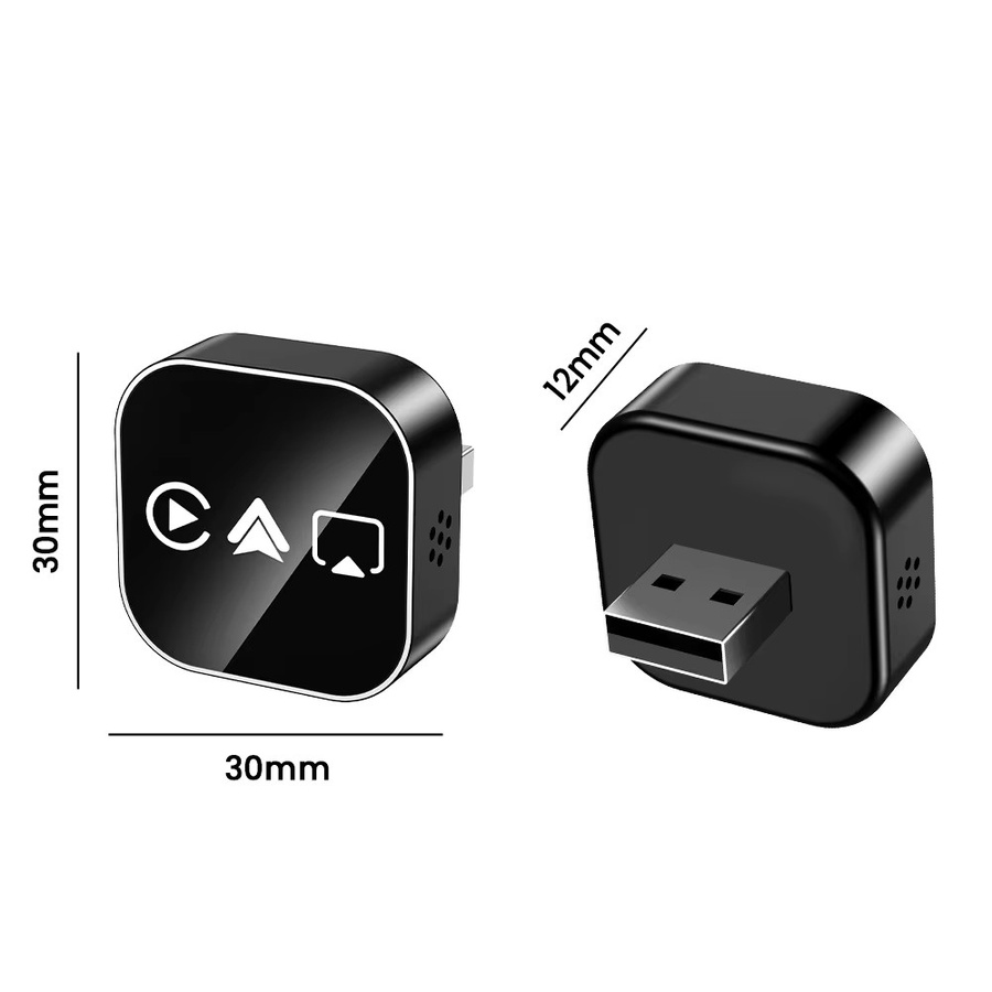 kebidumei 4-in-1 Bluetooth Adapter für CarPlay, Android Auto, AirPlay und Mirror Link in Schwarz - Bild 6