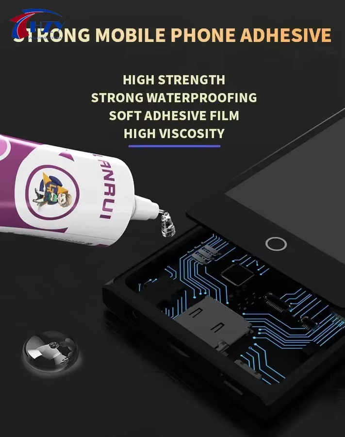 Lanrui I9 Starker Klebstoff für Mobiltelefone, Transparenter Schnellhärtender Kontaktkleber für Bildschirmrahmen und Gehäuse, 55 ml - Bild 4
