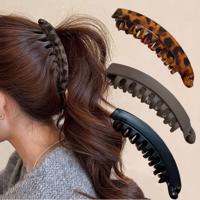 Haarspangen Bananen-Haarspangen, 12,7 cm, Damen - Bild 1