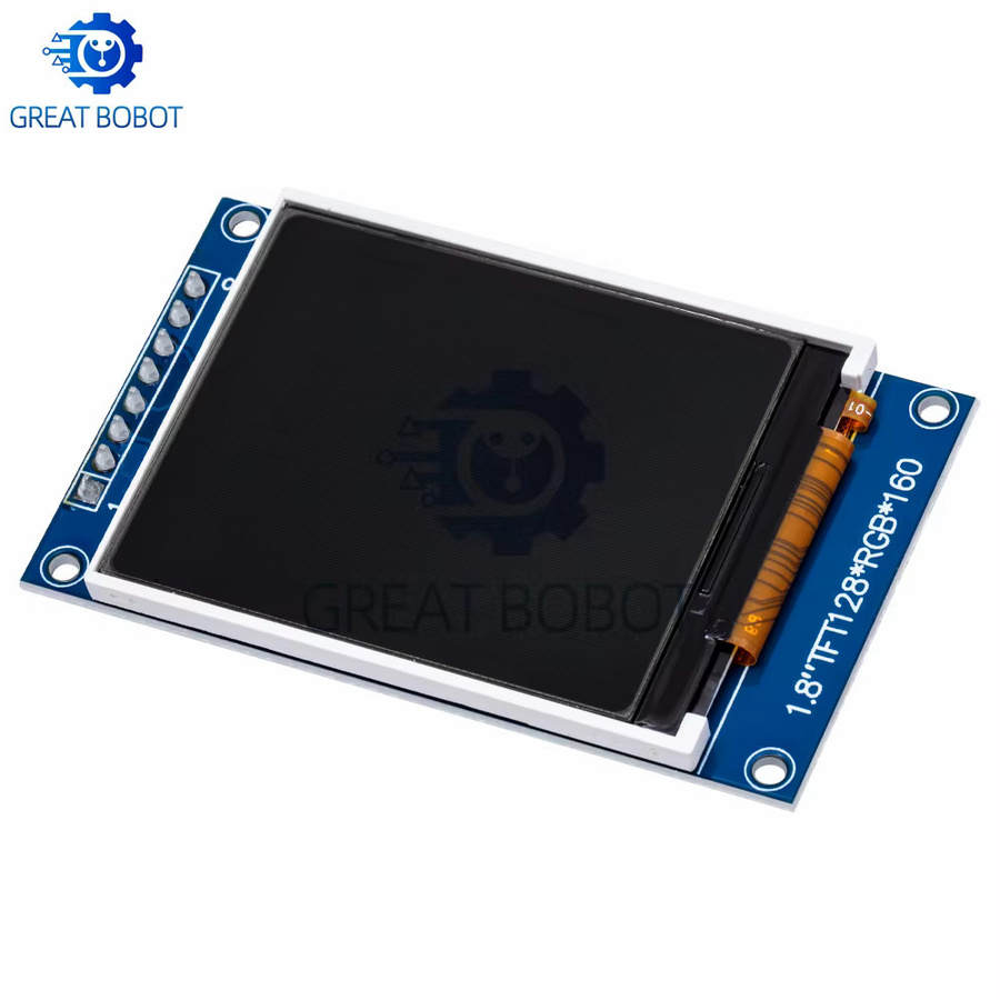 Baishundianzi BS 1,8 Zoll TFT Serial SPI Display Modul mit 128 x 160 Auflösung und Weitwinkelansicht in Blau - Bild 2