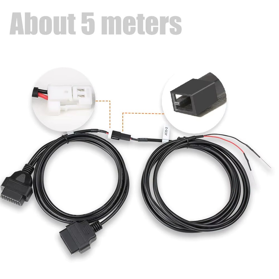 Lonsdor JCD 2-in-1 Multifunktions-Programmierkabel für Jeep, Chrysler, Dodge, Fiat und Maserati, kompatibel mit K518S SGW 12+8 Micropod2, Schwarz - Bild 4