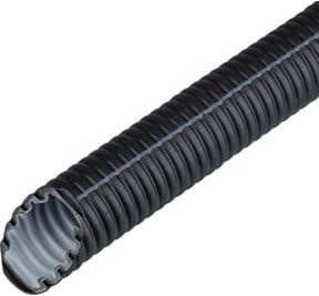 Fränkische Kunststoff-Wellrohr FFKuS-EM-F-LS0H in Schwarz, biegsam, Durchmesser: 32,0 mm, Breite: 23,1 mm - Bild 1