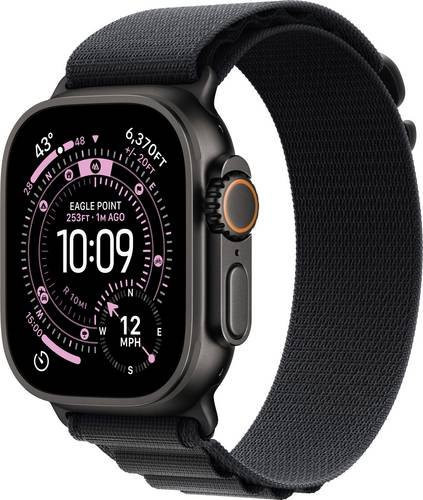 Apple Smartwatch Ultra 3, GPS, Cellular, 49 mm, Titan, Schwarz, Unisex - Bild 1