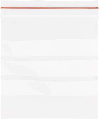 TRU Components Druckverschlussbeutel mit Beschriftungsstreifen, Transparent, B: 50 mm, H: 75 mm - Bild 1