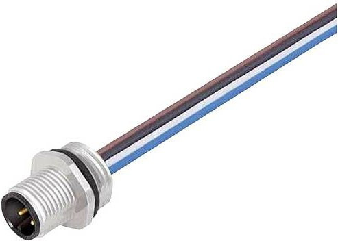 Weidmüller Sensor-/Aktor-Steckverbinder 1353790000 konfektioniert in Silber - Bild 1