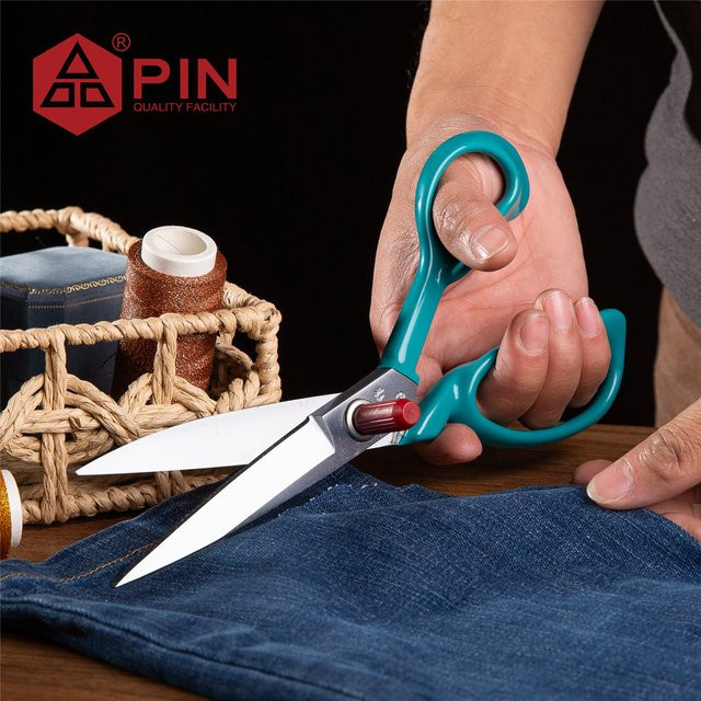 Professionelle Schneiderschere für schwere Stoffe wie Denim und Leder mit ergonomischem Griff - Bild 1