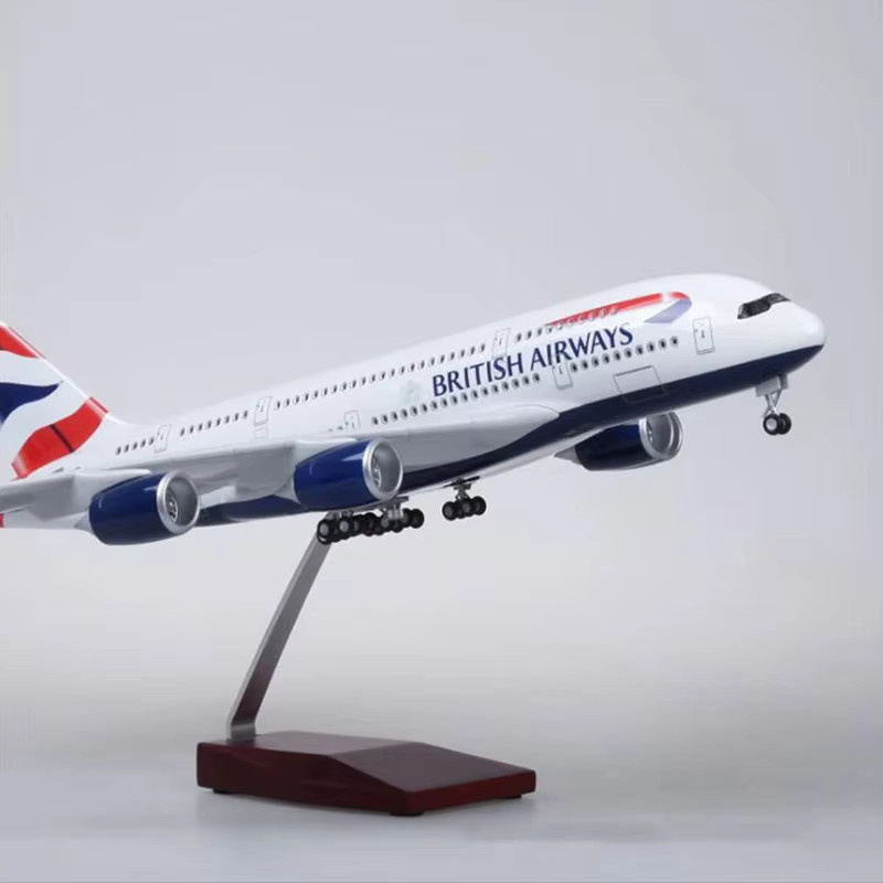 ZOCO British Airways Airlines A380 Modellflugzeug, 1:160, mit LED-Licht - Bild 2