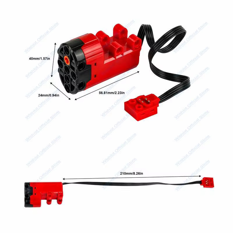 wishiot MOC Technische Bausteine Motor- & Batteriebox-Set, 2,4GHz - Bild 2
