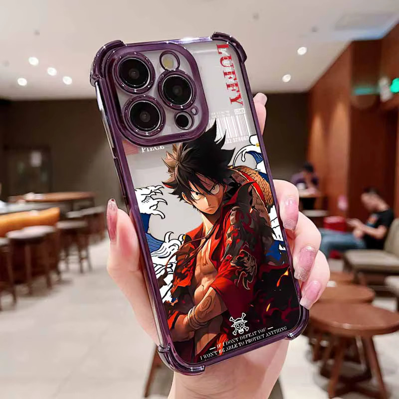 ONE PIECE Handyhülle Luffy Zoro für Google Pixel 10 9 9A 8 8A 7 7A Pro XL 5G, stoßfeste Silikon-Softcover Hülle, Multicolor - Bild 3