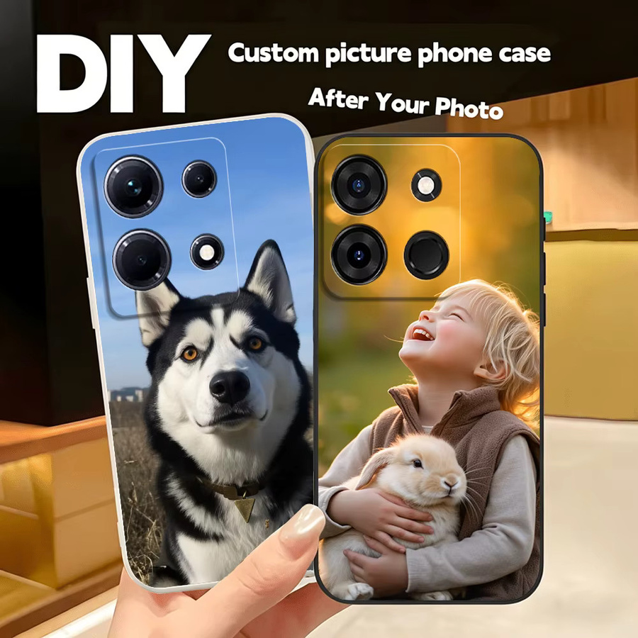 Personalisierte Soft-Handyhülle für Xiaomi Redmi A1 A2 A3 A5 A7 Plus 12C 13 13C 14 14C 15C 4G 5G mit eigenem Foto in Multicolor - Bild 2
