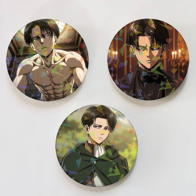 Brosche Anime L-Levi A-Ackerman, Unisex - Bild 1