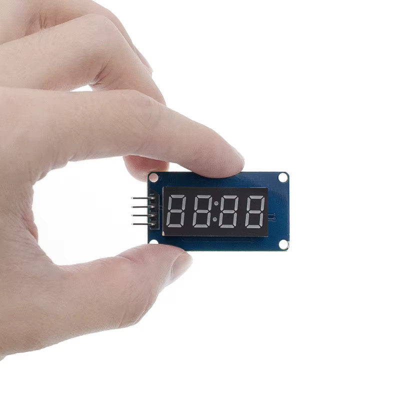 TENSTAR TM1637 4-Bit Digital-LED-Anzeigemodul mit 7-Segment 0,36 Zoll Anzeige in Rot - Bild 3