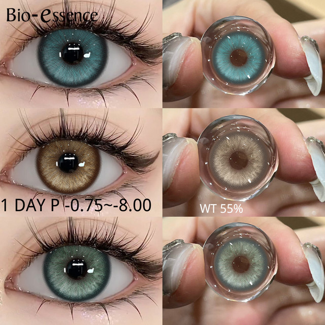 Bio-essense My Fashion Blue Eyes farbige Tageslinsen - Bild 1