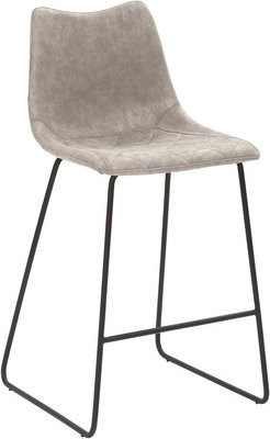 Mayer Sitzmöbel Barhocker 1175 in Grau mit Kunstlederbezug, B/H/T: 47 x 99 x 51 cm - Bild 1