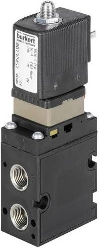 Bürkert Pneumatikventil 6518 132457 in Schwarz mit maximal 10 bar Druck - Bild 1