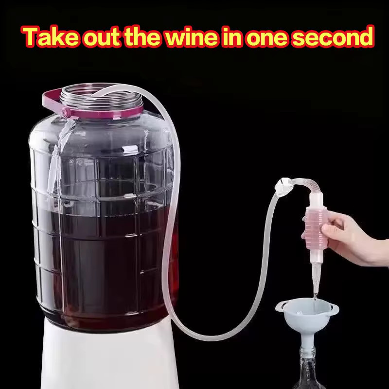 Halbautomatischer Brau-Siphon mit Ventil und Filter für Wein, transparentes lebensmittelechtes Rohr für Homebrewing, Länge: 2 m oder 2,5 m - Bild 2