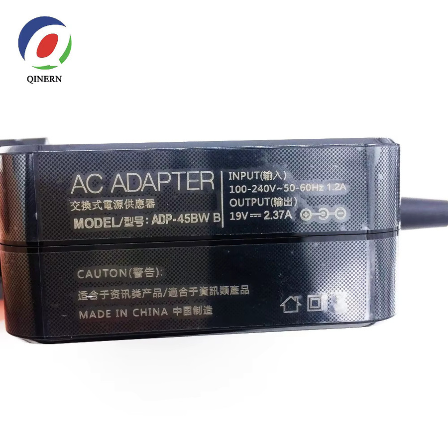 Asus Laptop-Netzteil Adapter 19V 2,5A 45W in Schwarz mit 2,37 x 5,5 mm Stecker für X401, X501, X502C, X550, X555L und weitere Modelle - Bild 2