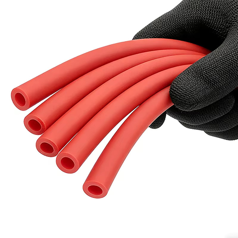 Roter Naturlatex-Gummischlauch von 3M, hochelastisch und hochfest, kältebeständig - Bild 3