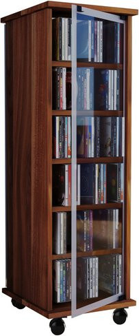 VCM Regal Valenza aus Holzwerkstoff in Nussbaum Braun, B/H/T: 35 x 97,5 x 31 cm - Bild 1