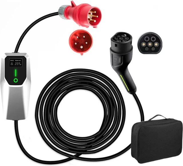 Junsun Typ 2 Ladekabel 11kW EV Ladegerät - Bild 1