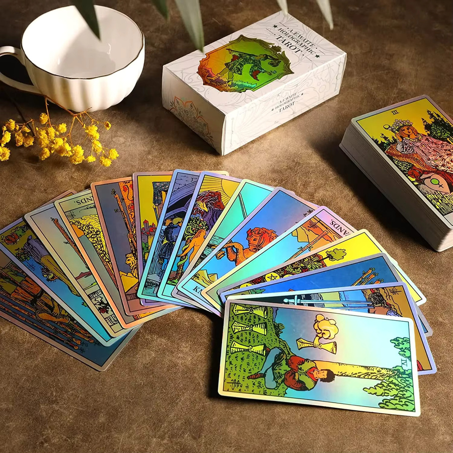 MagicSeer Rainbow Tarot Cards Decks, Tarot-Karten- und Buchsets, Fantasy, Bunt / Mehrfarbig - Bild 2