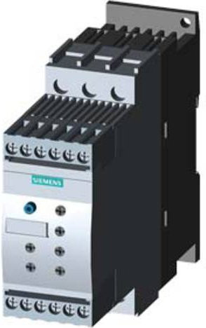 Siemens Sanftstarter 3RW4027-1BB05 in Grau, Motorleistung 15kW bei 400V, Nennstrom 32A - Bild 1