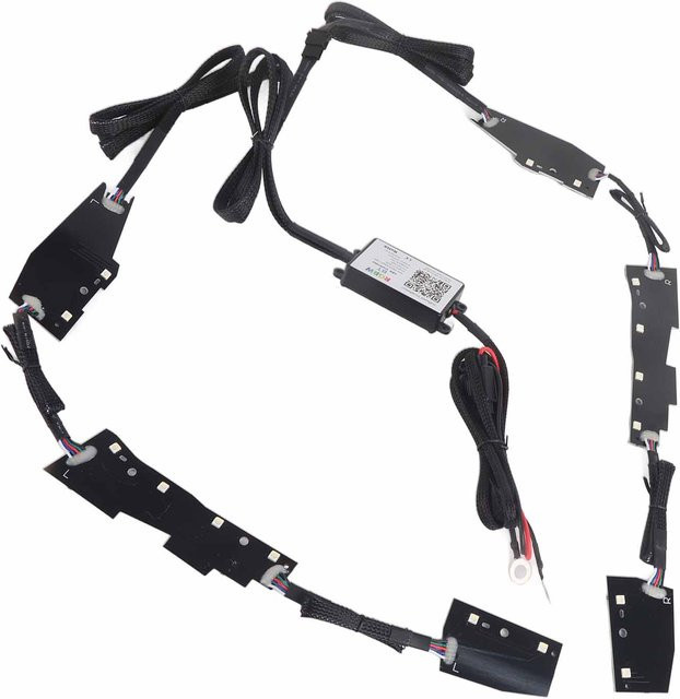 Kkmoon RGBW LED Scheinwerfer Kit für Camaro 2016-2020 in Schwarz mit Bluetooth und App-Steuerung - Bild 1