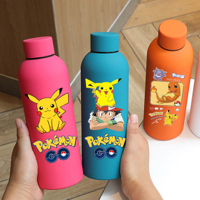 Bandai Pokémon Glurak Trinkflasche, Edelstahl-Thermosbecher, 500ml - Bild 1