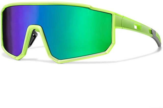 Sonnenbrille Unisex, Vollrand, Kunststoff, green - Bild 1