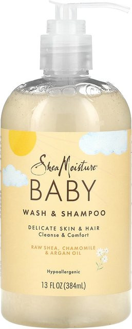 SheaMoisture Baby-Waschlotion und Shampoo, 384 ml, Kinder - Bild 1