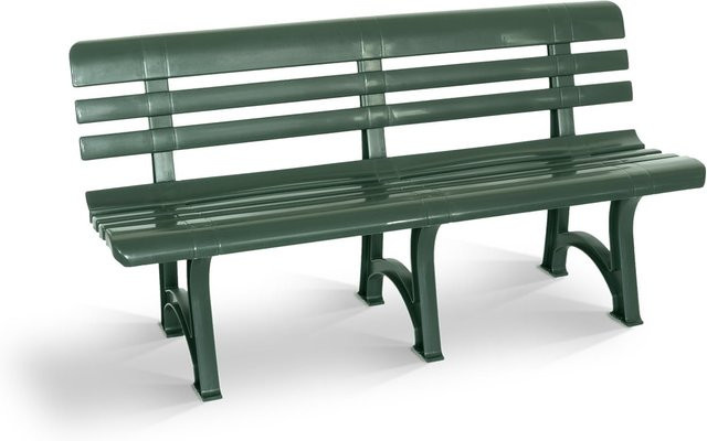 Gartenbank Olimpia von Bica in Grün aus UV-beständigem Polypropylen - Bild 1