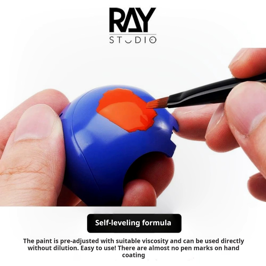 RAYSTUDIO Acrylfarben Set auf Wasserbasis für Modellbau und DIY-Malerei, 12 Flaschen à 6 ml und 18 ml - Bild 3