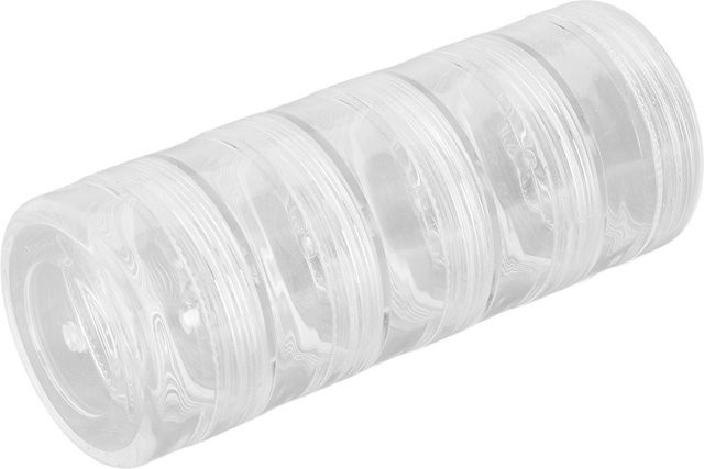 Uhrenaufbewahrungsbox, 5-Schicht, transparent, weiß, 1,5 Zoll - Bild 1