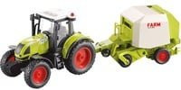Speedzone Landwirtschaft Modell: Traktor mit Rundballenpresse im Maßstab 1:16 - Bild 1