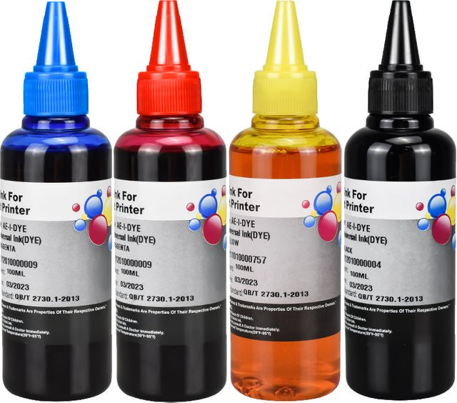 HP Tinten Nachfüllset GT51 GT52 Multicolor für Deskjet GT5810 GT5820, 70ml - Bild 1
