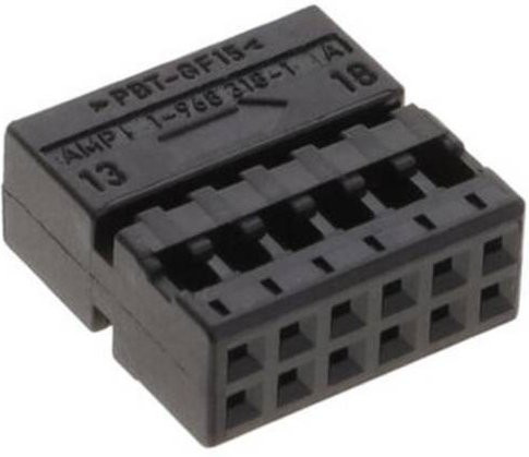 TE Connectivity 1-968318-1 Verbinder in Schwarz - Bild 1