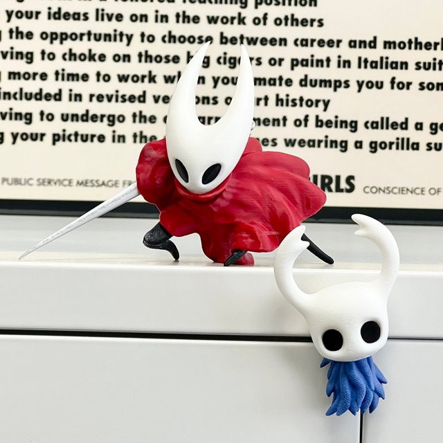 Bandai Hollow Knight: Silksong Anime Spiel Figur, Magnetischer Kühlschrank Aufkleber, Mini Puppe - Bild 1