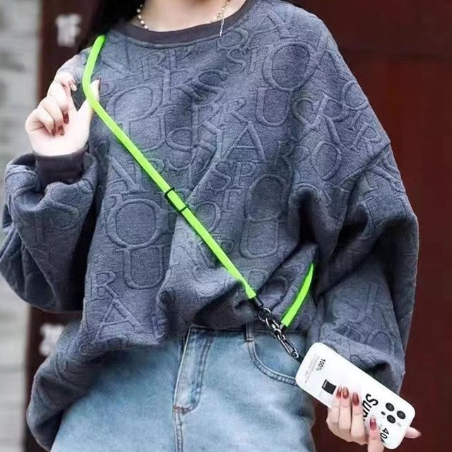 KOQZM Universelles Nylon-Einzelseil als buntes Umhängeband für Handyhüllen und Sportklettern, Länge: 120 cm - Bild 1