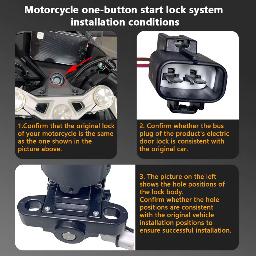 Cfmoto 450 SR SRS Keyless Start Elektronisches Smart Zündung System in Schwarz - Bild 5