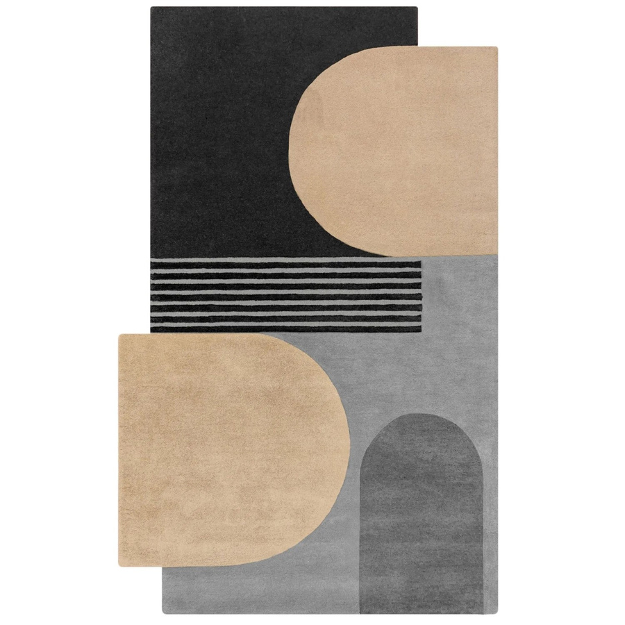 Flair Rugs Wollteppich Lozenge Modern Abstract Multicolour B: 150 cm, T: 240 cm - Bild 2