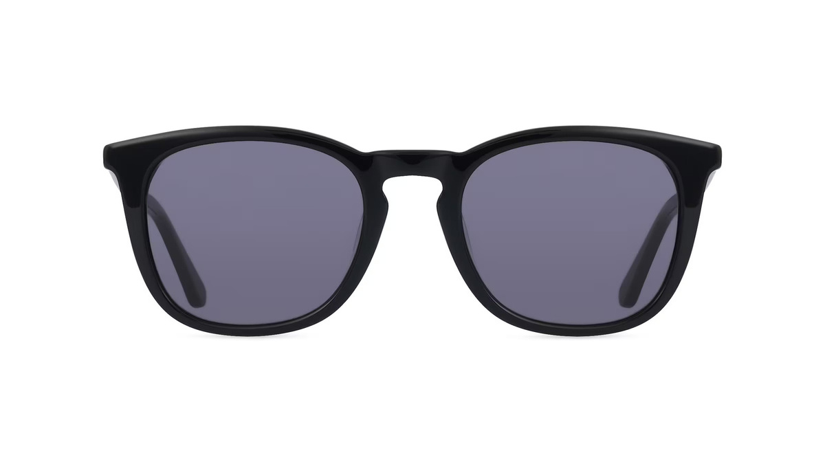 Calvin Klein CK23501S Sonnenbrille, Vollrand, Quadratisch, Kunststoff, Unisex, schwarz, grau - Bild 1