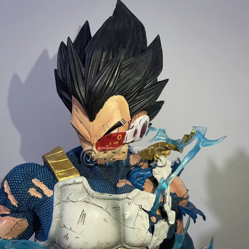 Bandai Dragon Ball Vegeta Actionfigur mit austauschbarem Kopf, mehrfarbig, Höhe: 55 cm - Bild 5