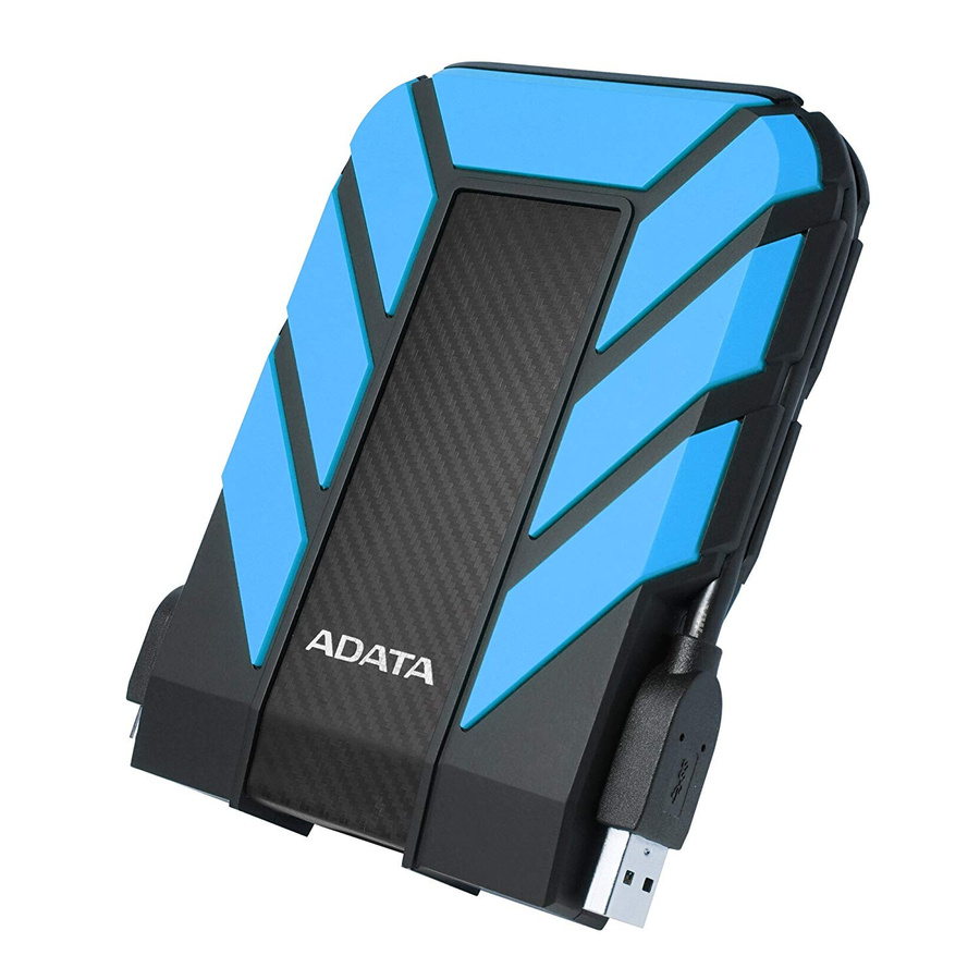 ADATA HD710 Pro Externe Festplatte 2 TB 2.5 Zoll USB 3.2 Gen 1 Schwarz Blau - Bild 1